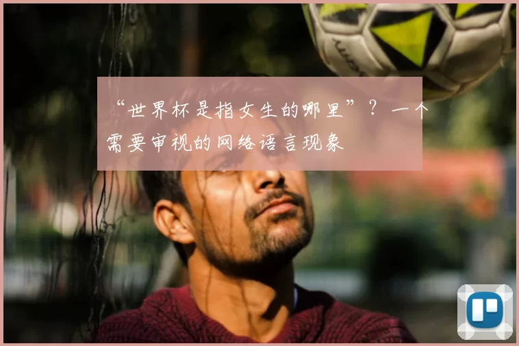 “世界杯是指女生的哪里”？一个需要审视的网络语言现象