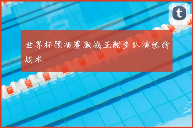 世界杯预演赛激战正酣多队演练新战术