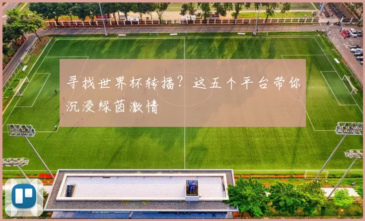 寻找世界杯转播?这五个平台带你沉浸绿茵激情