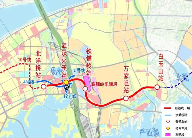 大阳城集团武汉地铁新港线一期开始铺轨！(图2)