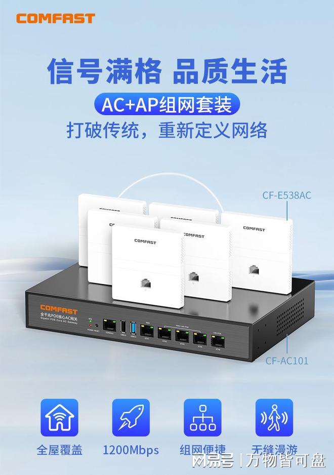 大阳城集团娱乐网站app666全屋WiFiAC+AP组网攻略(图4)